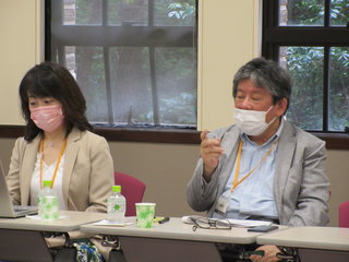 左は嶋田氏のアシスタントでお越しいただいた森永氏